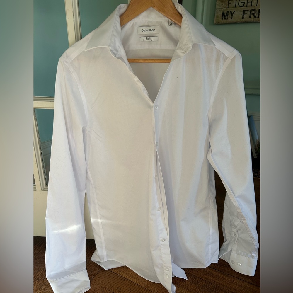 Men’s Calvin Klein white button up
